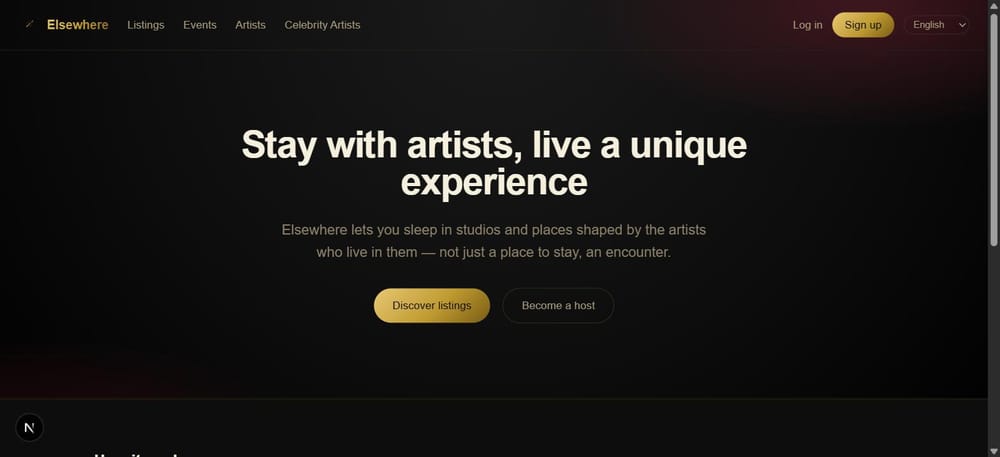 The homepage