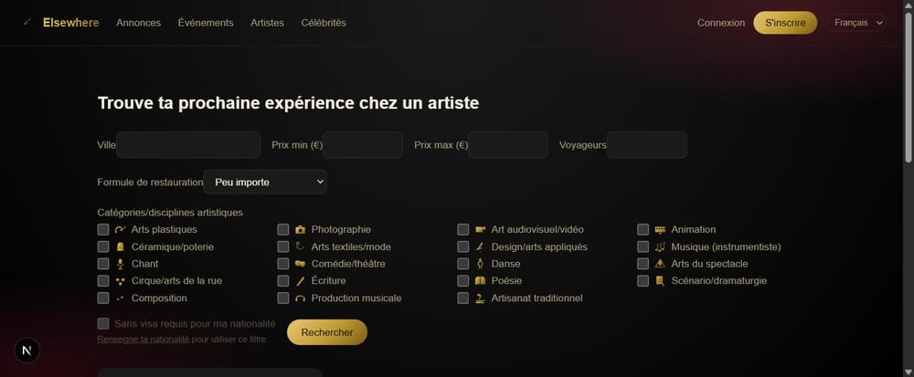 Rechercher une expérience
