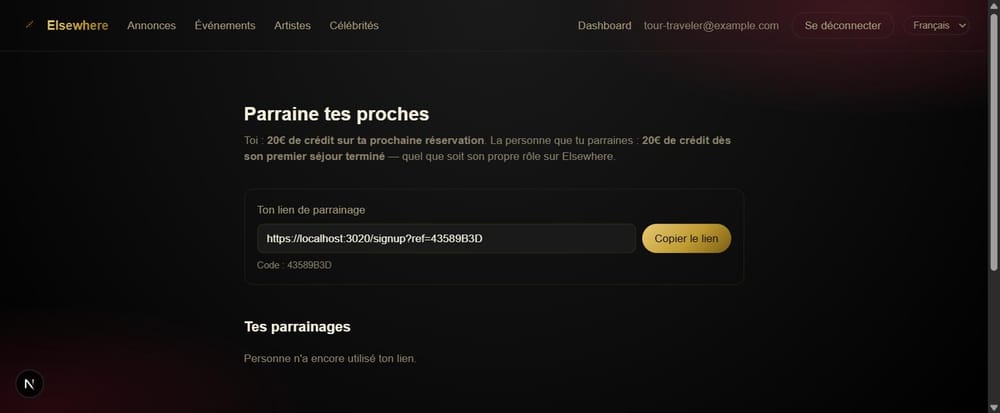 Le programme de parrainage